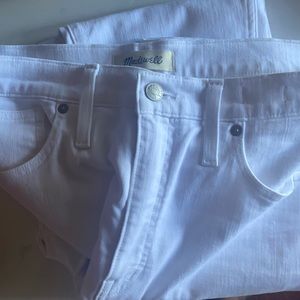 White madewell high rise jeans